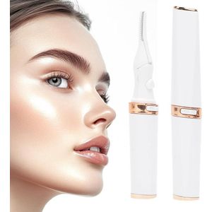 Allecto Plus - Verwarmbare wimpertang voor krullende wimpers - Elektrisch 2-in-1 - Snel opwarmen - Wimperkrultang met 3 temperatuurmodi - Langdurige krul - Geschikt voor alle wimpers - Professionele styling