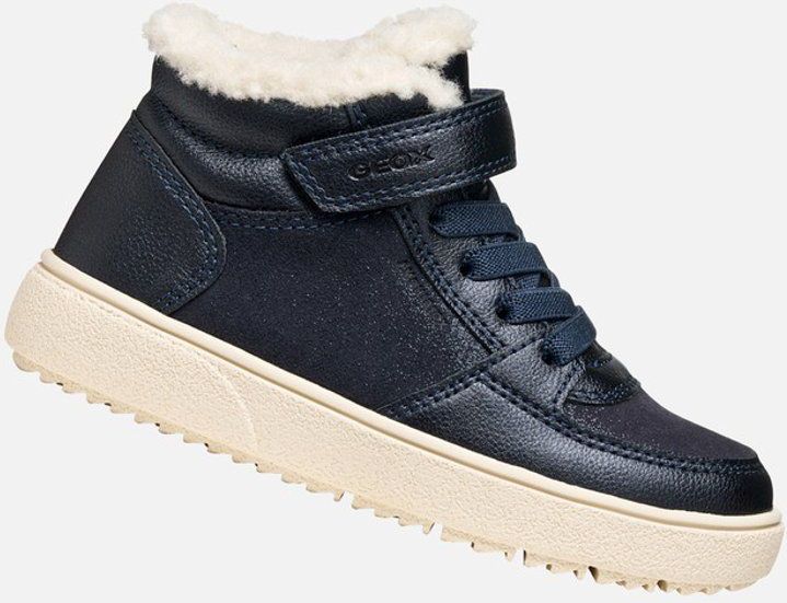 GEOX - Theleven - Hoge Sneakers - Marineblauw - Gevoerd