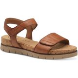 Tamaris - COMFORT - Sandalen - Bruin - Leer - Wide Fit