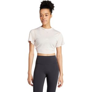 adidas Performance Yoga Studio Wrapped T-shirt - Dames - Roze