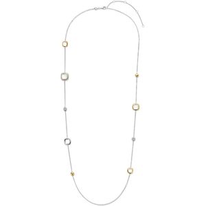 TI SENTO Dames Ketting - 925 zilver - Parelmoer - Maat 80 - 34066MW