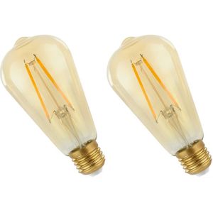 Spectrum - LED Lamp - Warm Wit - E27 - 2W - 240 Lumen - 2400K - 2 Stuks