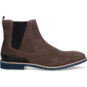 McGregor Heren Boots - Grijs - Chelsea Boots - Suède - Elastiek