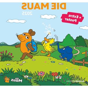 Wandkalender met Notitieruimte - Afmetingen 30x30 cm - Inclusief Poster