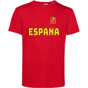 T-shirt Espana | EK 2024 |Spanje shirt | Shirt Spaanse Vlag | Rood | maat 5XL