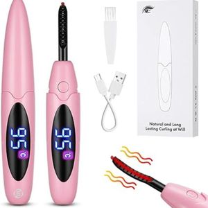 Equivera Elektrische Wimperkruller - Verwarmde Wimperkruller - Wimperkruller - Lash Lift - Gekrulde en Volle Wimpers