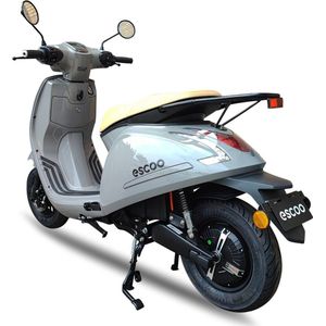 ESCOO Bayesa Nardo Grey - Elektrische scooter/brommer - 25 of 45km/h - BOSCH Motor - Uitneembare Lithium Accu