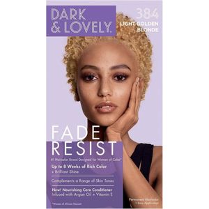 Dark and Lovely Permanent Hair Color Lt Golden Blonde 384