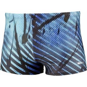Beco Zwembroek Heren Polyester/elastaan Zwart/blauw Maat Xs