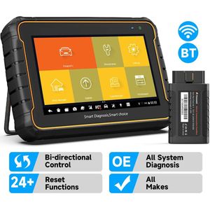 Diagnosetool Auto – OBD Scanner – Auto Scanner – Auto Diagnose – 7-Inch Touchscreen – All-System Scan – Wifi Updates