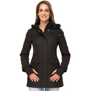 Versano Jessica Dames Slim Fit Winterjas M - Zwart