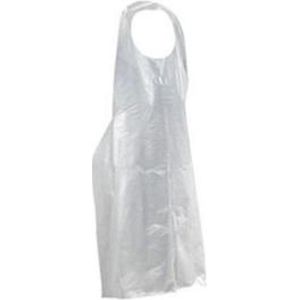 Disposable schort 71x117 cm transparant (1.000 stuks)
