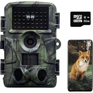 Thuys – Wildcamera met Nachtzicht en Wifi – Voor Buiten – Met Bewegingsdetector – 14 x 10 x 8cm – Greon