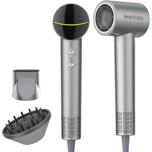 Hoge snelheid Föhn met 2 Diffusers voor Krullend Haar - Geluidsarm en Effectieve Haarverzorging