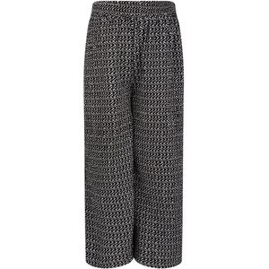 Daily7 Meisjes broek fancy print - Zwart