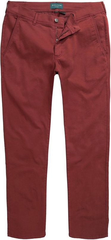 Boston Park - Heren - Boston Park chinobroek FLEXLASTIC® Buik-Fit Regular Fit - Koperbruin - Maat 70
