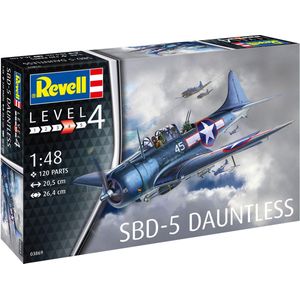 1:48 Revell 03869 SBD-5 Dauntless Navyfighter Plastic Modelbouwpakket