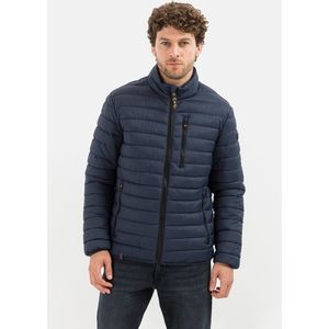 camel active Stepp-Blouson gemaakt van gerecycled materiaal - Maat menswear-58 - Dunkelblauw