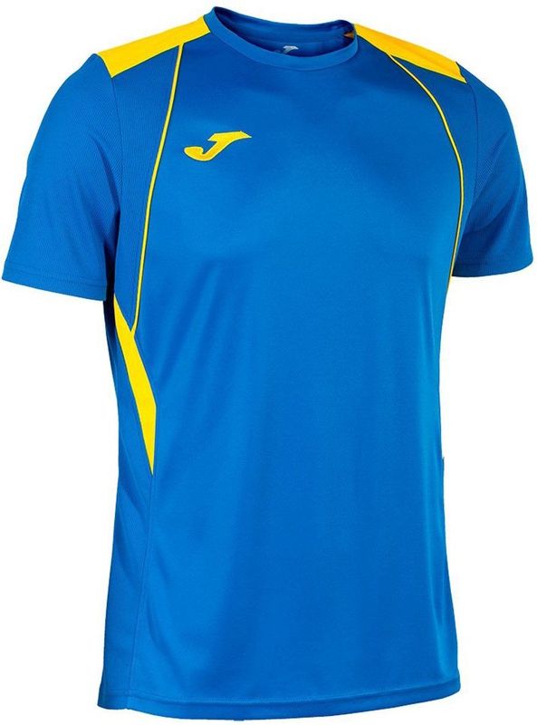 Joma - Championship VII - T-shirt - Blauw - Korte Mouwen - 4-5 Jaar Jongens