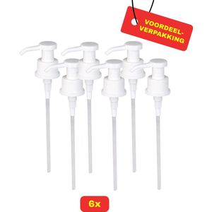 6x - Doseerpompje short nozzle voor Sterillium en Baktolin 350/500 ml flacon - Voordeelverpakking!