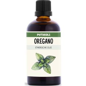 Puturals Oregano Olie 100% Biologisch - 100ml - Puur en Vegan - Oregano Olie voor Huid, Haar en Aromatherapie