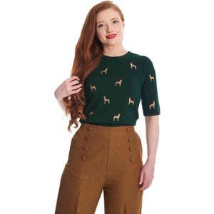 Banned - Sweet Deer Gebreide trui - S - Groen