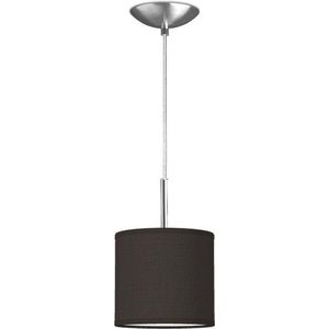 Home Sweet Home hanglamp Bling - verlichtingspendel Tube Deluxe inclusief lampenkap - lampenkap 16/16/15cm - pendel lengte 100 cm - geschikt voor E27 LED lamp - zwart