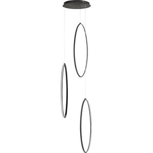 HighLight hanglamp Olympia Oval - zwart