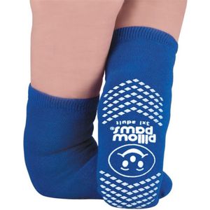 Antislip sokken ziekenhuis voor ouderen, kinderen en volwassenen , Terries - pillow Paws, donkerblauw, XXXL ( >48)
