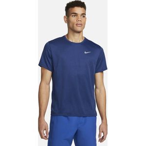 Nike M NK DF UV MILER SS Heren Sportshirt - Maat XXL