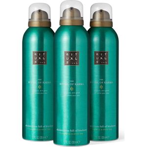 3x Rituals of Karma Foam Douch Gel 600ml