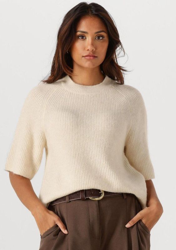 Moss Copenhagen - Milania Hope - Trui - Rood - 2/4 Mouwen