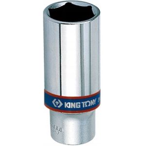 King Tony Lange Dop 3/8"" 24 mm x 63 mm 6-kant Cr-V