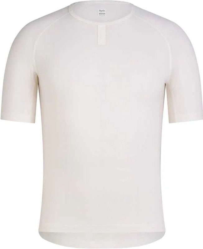 Rapha Merino Korte Mouwen Basislaag Wit S Man