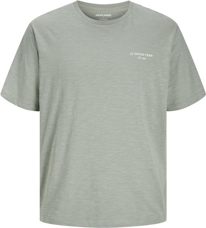 JACK&JONES JJJEFF MONOCHROME TEE SS CREW NECK Heren T-shirt - Iceberg Green