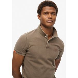 Superdry Vintage Destroyed Polo Heren - Maat S