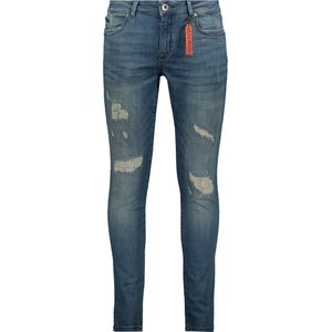 Gabbiano Jeans Ultimo Skinny Fit 821755 Greencast Destroyed Mannen Maat - W28 X L34