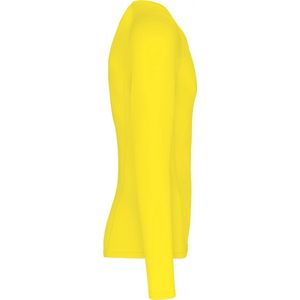 SportOndershirt Unisex S Proact Lange mouw Flashy Yellow 88% Polyester, 12% Elasthan