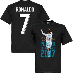 Ronaldo Player Of The Year 2017 T-Shirt - Kinderen - 140