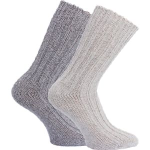 Norweger warme winter sokken - prijs per 2 paar - 42% wol