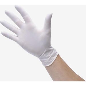Handschoenen Latex Poeder Vrije Wegwerp Handschoenen 100 st Wit Maat XS Extra Small