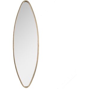 Vtw Living - Wandspiegel - Grote Spiegel - Ovaal - Metaal - Metale Rand - 98 cm