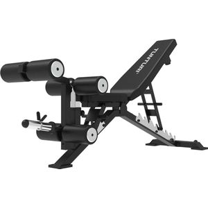 Platinum FG60 Halterbank - Fitnessbank met 300kg belastbaarheid - Leg extension - Hamstring Curls - Train je hele lichaam - Incl. gratis fitness app