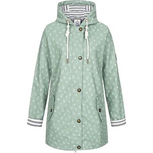 Waterdichte regenjas voor dames met capuchon en windbescherming