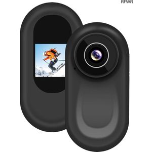 RFWR® Mini Actiecamera met 120° Hoek en Nachtzicht – Draagbare Sportcamera voor Motorrijden en Fietsen