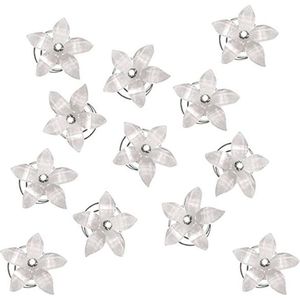 10 stuks witte spiraal haarspelden voor bruiloft