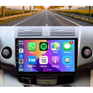 Autoradio 4/64 met Carplay en Android auto | Geschikt voor Toyota Rav4 2004-2013 | Radio scherm met Navigatie | 2004 2005 2006 2007 2008 2009 2010 2011 2012 2013 | Rav 4
