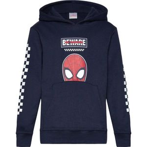 Marvel Spiderman Sweater / Hoodie - Kangaroozak - Navy - Maat 98 (3 jaar)