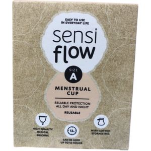 Menstrual cup size A met bijhorende zakje erbij