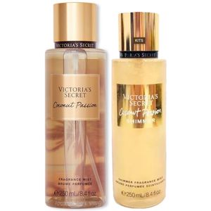 Victoria's Secret - Coconut Passion En Coconut Passion Shimmer Fragrance Body Mist 250 ml KIT